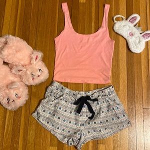 Aerie Snowflake Pajama Shorts